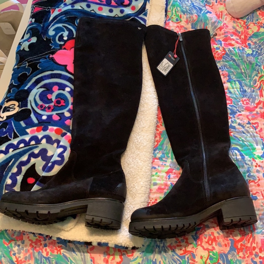 NWT Made in Poland Wojas Knee High Boots in Black - Picture 2 of 5